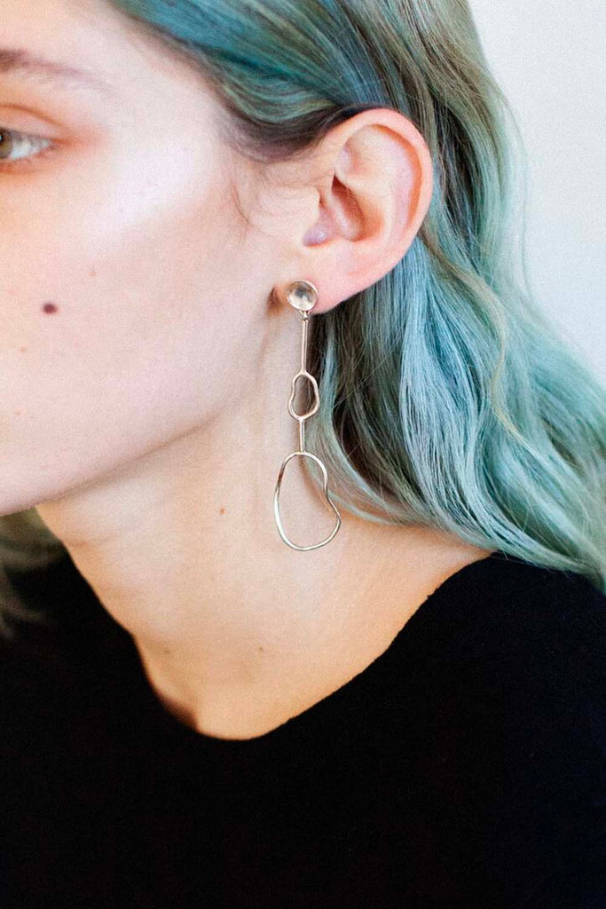 Aalto Asymmetric Earring Duet - Bing Bang Jewelry NYC