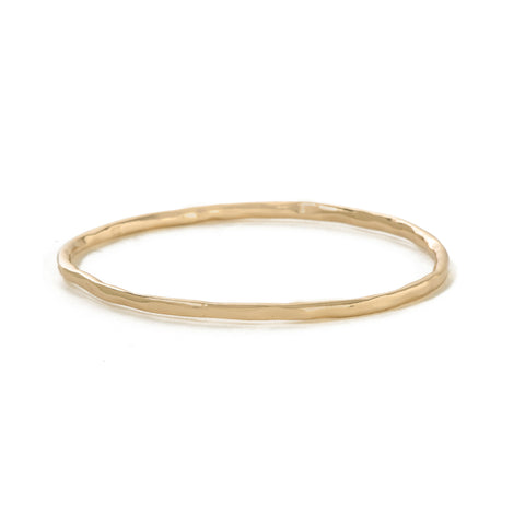 Classic Hammered Bangle - Bing Bang Jewelry NYC