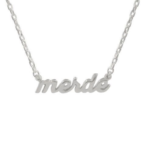 Merde Necklace - Bing Bang Jewelry NYC