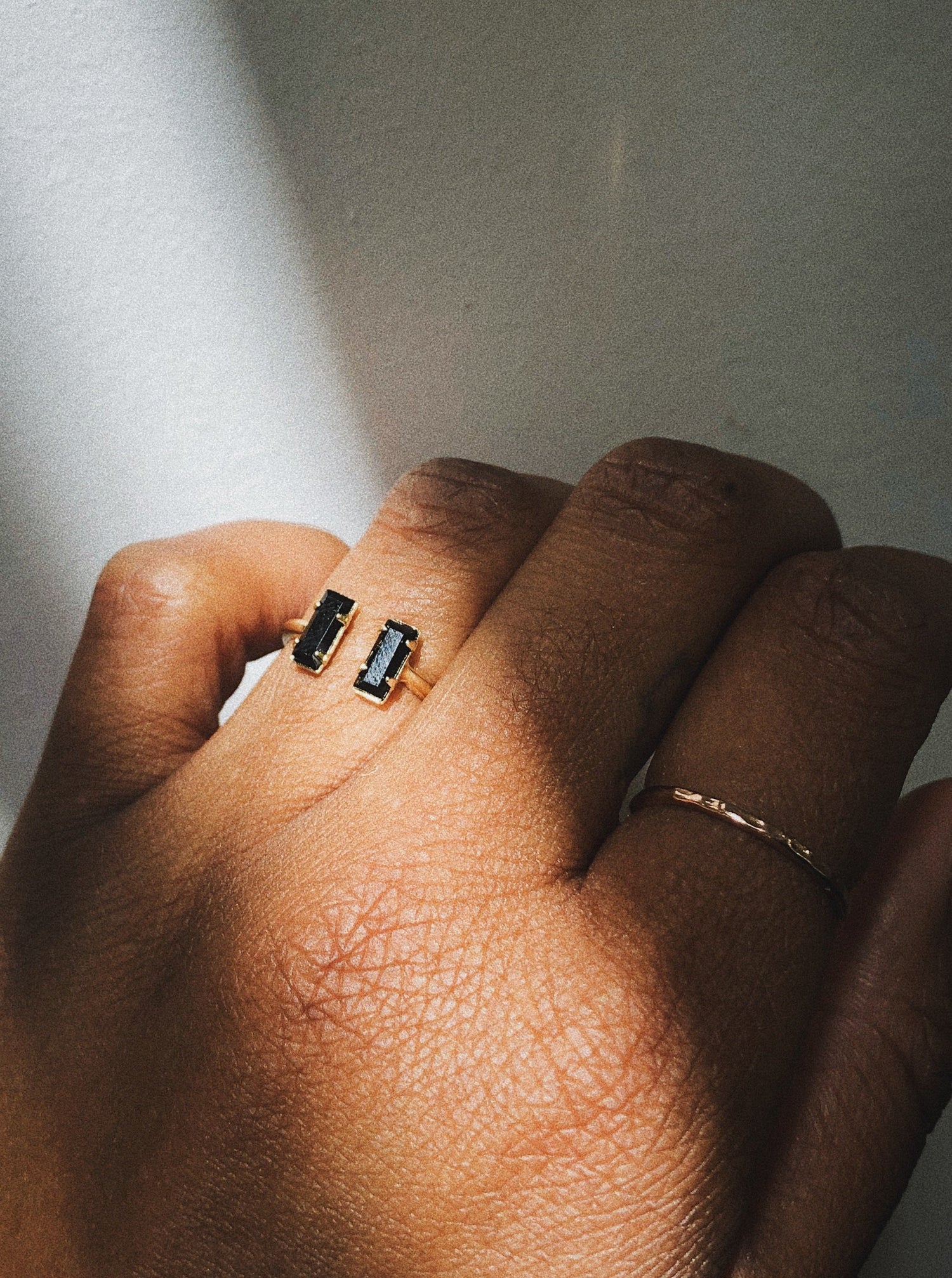 Black Hematite Ring | Asana Crystals